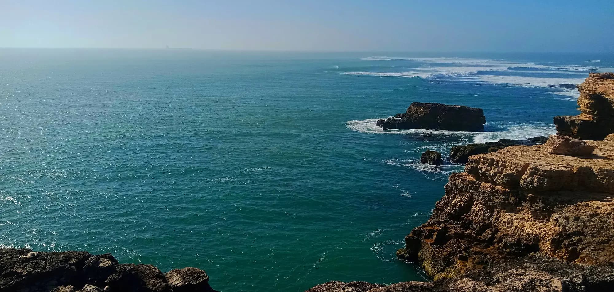 La côte atlantique près d'El Jadida